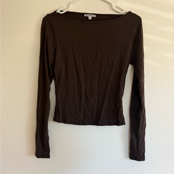 Reformation Brown Riley Top - Picture 2 of 4